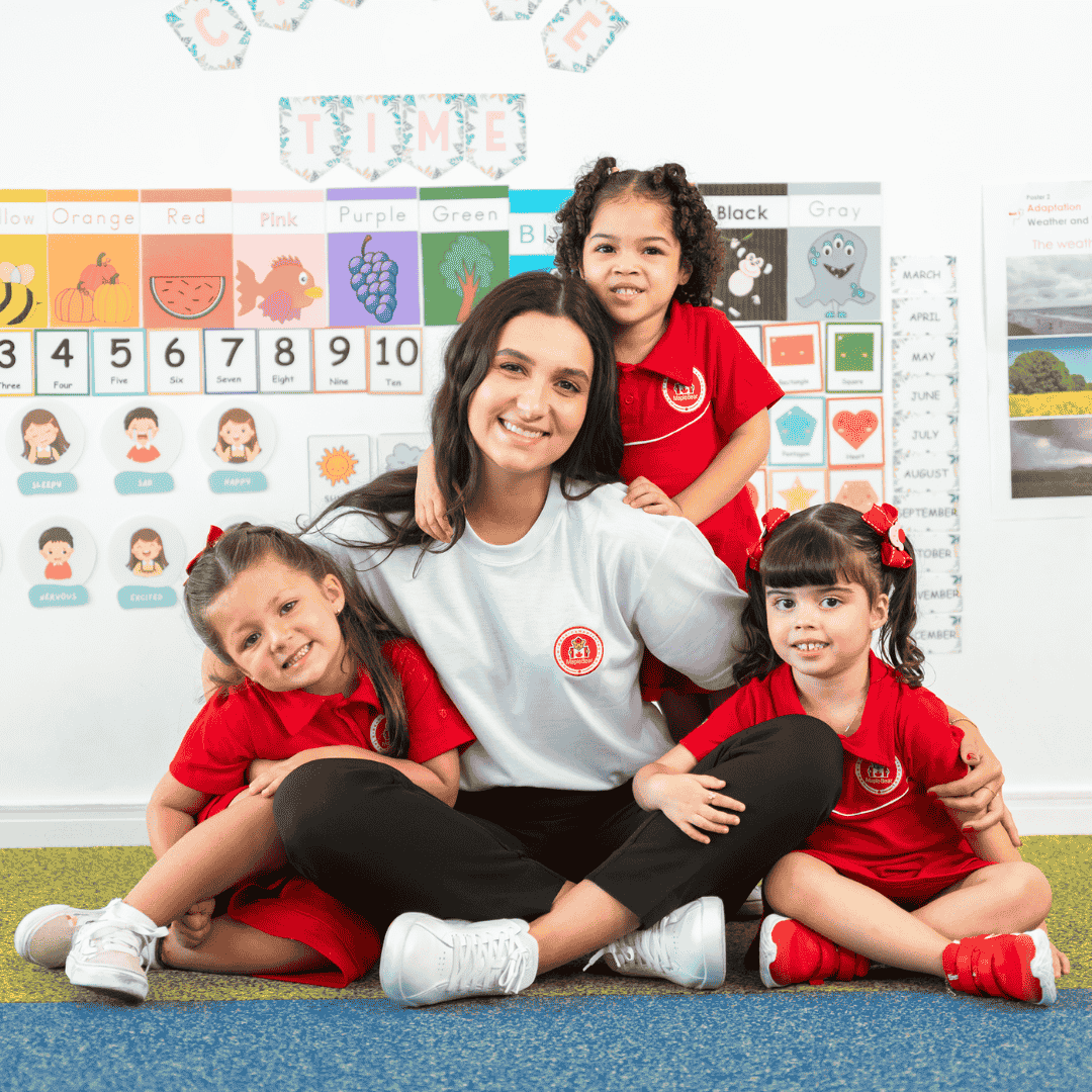 Maple Bear USA teacher and students